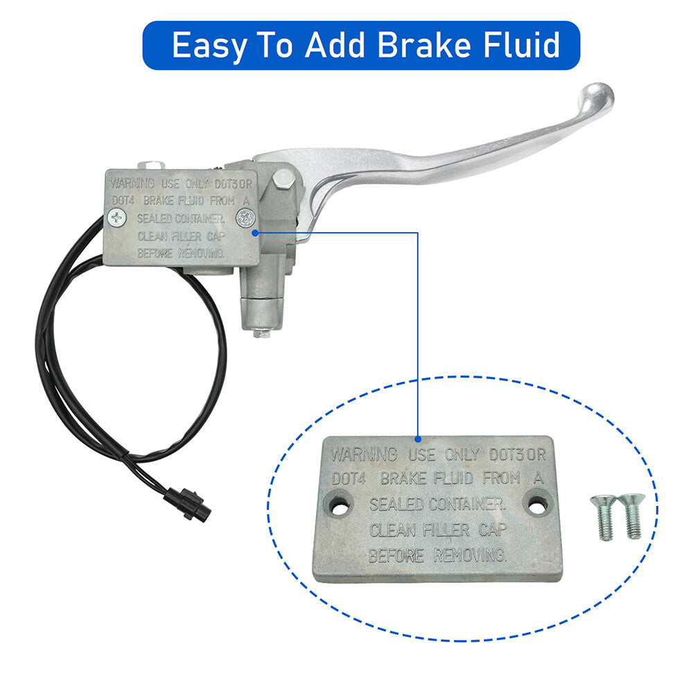 Front Right Brake Master Cylinder For Yamaha Banshee Grizzly Raptor Warrior 350 55KM-2583T-10-00