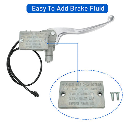 Front Right Brake Master Cylinder For Yamaha Banshee Grizzly Raptor Warrior 350 55KM-2583T-10-00