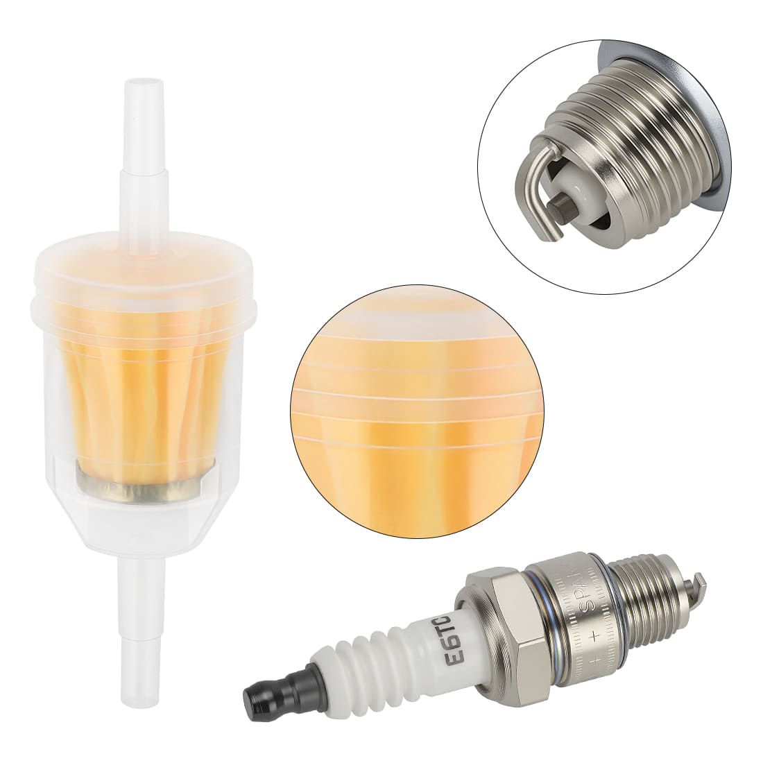 Carburetor Assy & Air Filter & Cable For Yamaha PW50 2008-2024 5PG-14101-11-00