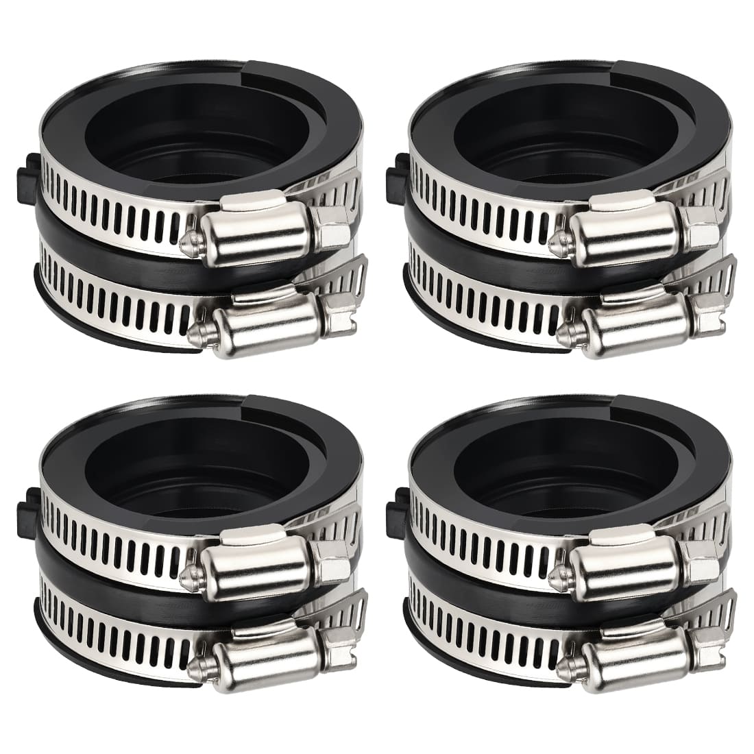 4Pcs Carburetor intake Manifold Pipe For Honda Interceptor 750 VFR750F 1990-1993 16211-MT4-000