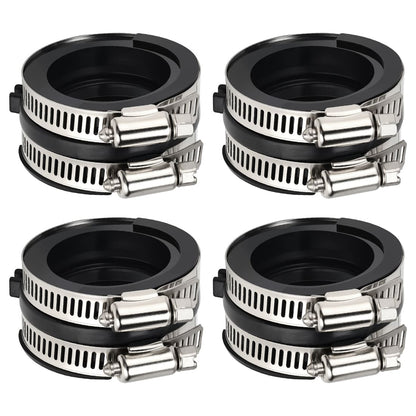 4Pcs Carburetor intake Manifold Pipe For Honda Interceptor 750 VFR750F 1990-1993 16211-MT4-000
