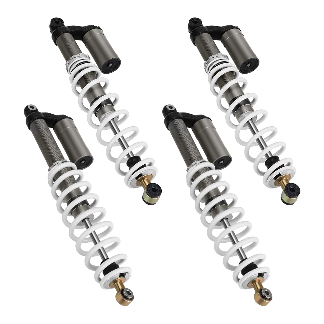 Front & Rear Air Shocks Absorbers For Polaris RZR 800 S 2009-2012 7043422 7043419