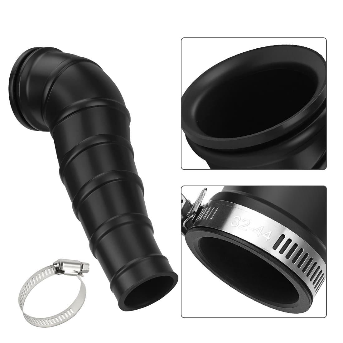 Air Box To Carb Boot Joint Duct With Clamp For Yamaha YFM50 YFM80 YFM100 1989-2008 3GB-14453-00-00