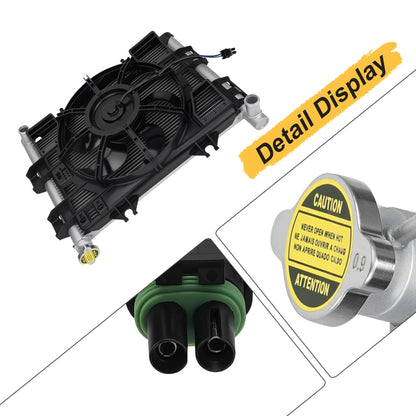 Radiator & Fan-Assembly for Polaris Sportsman 550 850 1000 Scrambler 850 2009-2025 1240404 2411578 2415279