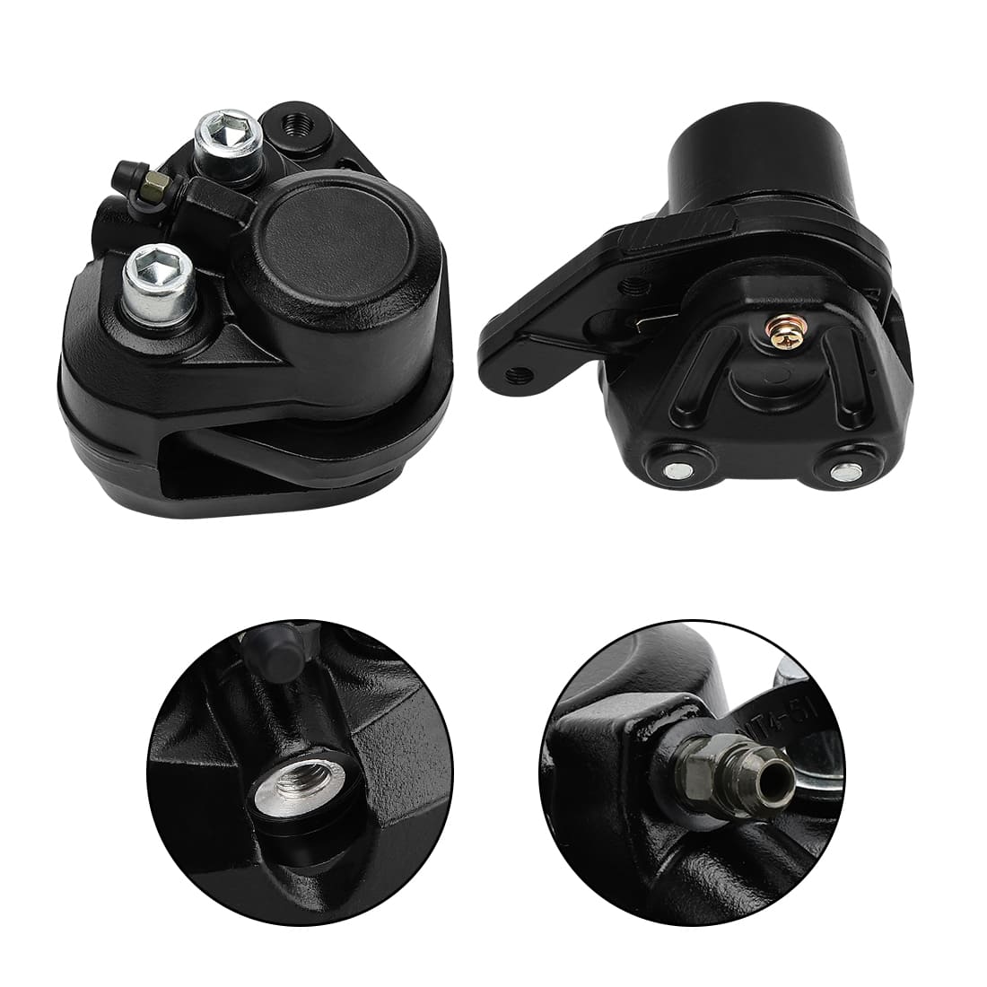 Front Left & Right Brake Caliper Assembly with Pads for Kawasaki Z1 H2 Mach IV 1972 - 1975 43041-008