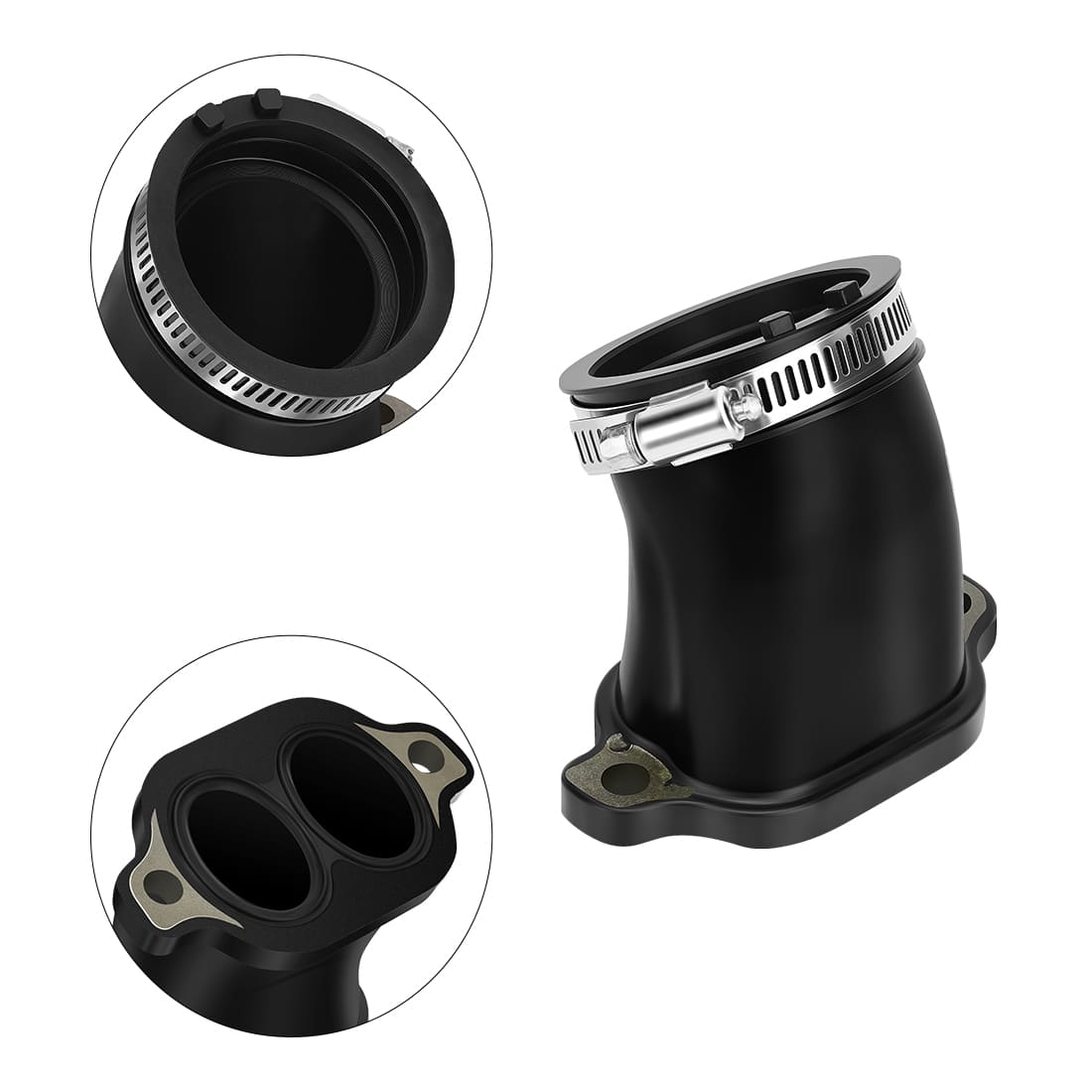 Throttle Body & Intake Manifold Adapter Boot For Polaris Ranger 700 6x6 Crew XP 2006-2009 2203925