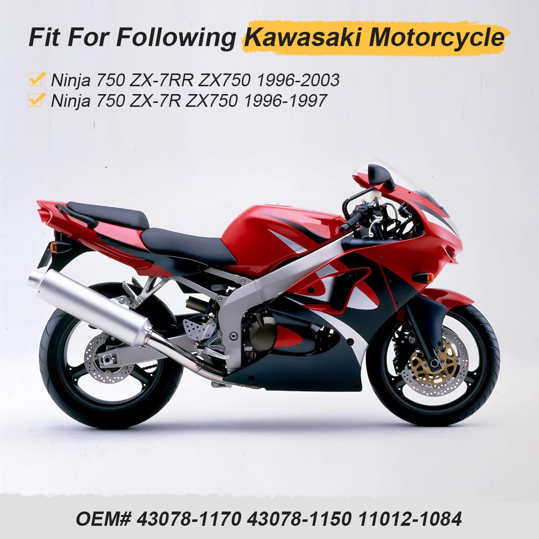 Radiator Reservoir For Kawasaki Ninja 750 ZX-7RR ZX750 1996-2003 43078-1170