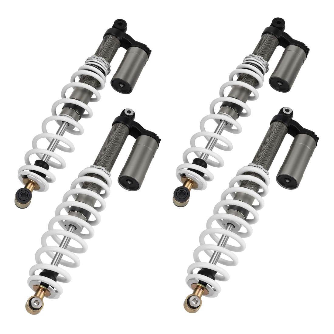 Front & Rear Air Shocks Absorbers For Polaris RZR 800 S 2009-2012 7043422 7043419