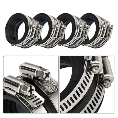 4Pcs Carburetor intake Manifold Pipe For Honda Interceptor 750 VFR750F 1990-1993 16211-MT4-000