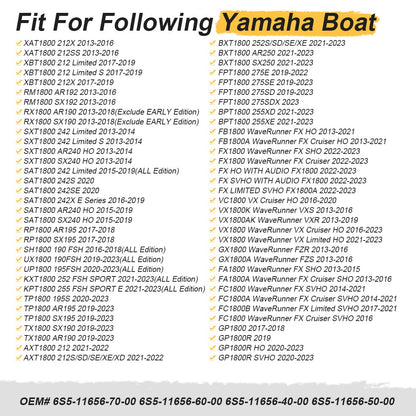 2PCS Crankshaft Rod Bearing For Yamaha WaveRunner 1800 FX VX SHO Cruiser Boat XBT1800 SXT1800 SAT1800 212 242 2008-2024 6S5-11656-70-00