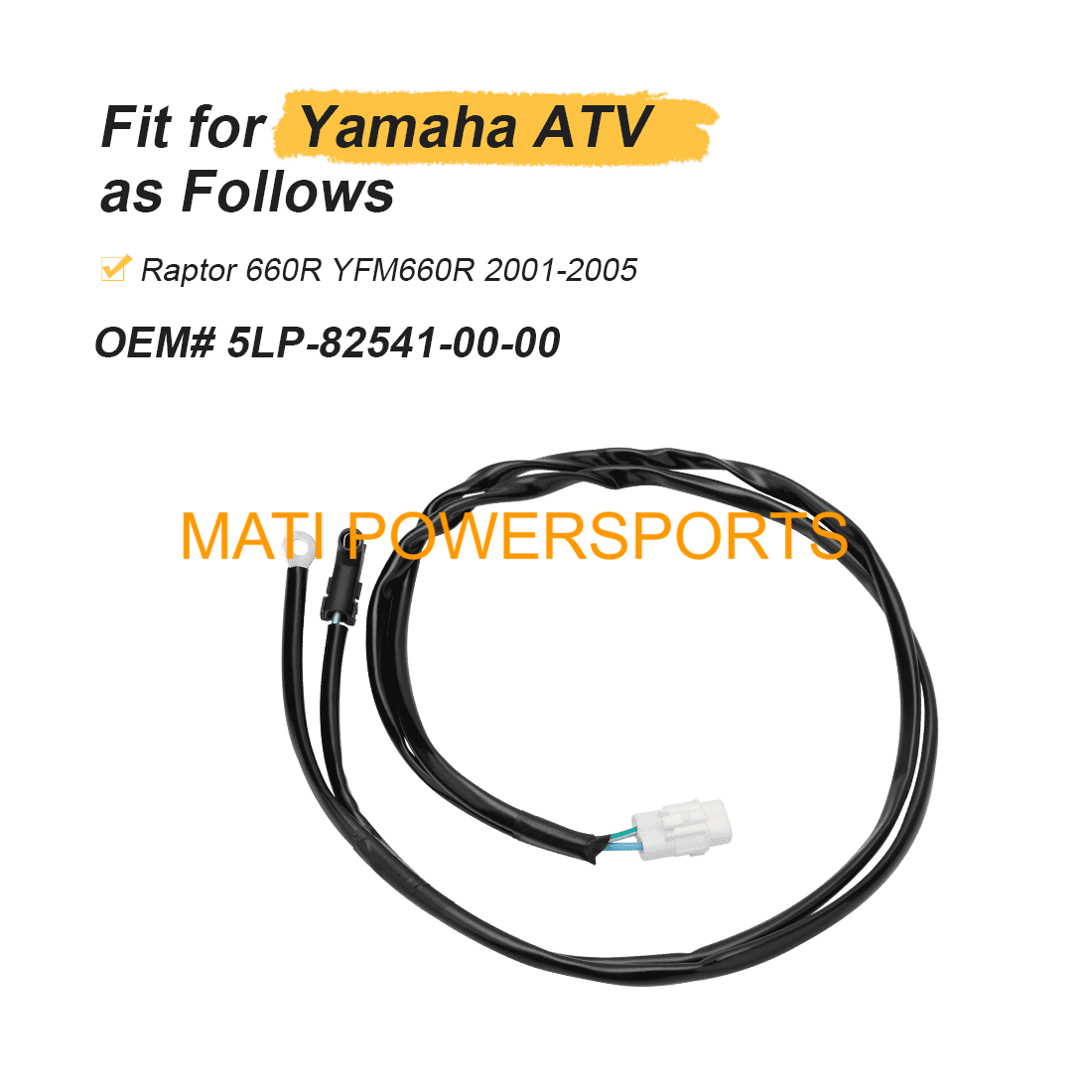 Neutral Reverse Wire Electrical cable for Yamaha Raptor 660R YFM660R 2001-2005 5LP-82541-00-00