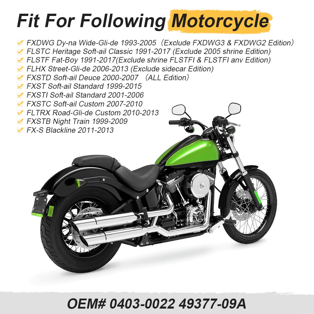 41mm Front Fork Leg Rebuild Kit For FXDWG FXS FLS FLTRX FLHX softail standard Wide Glide 1991-2017