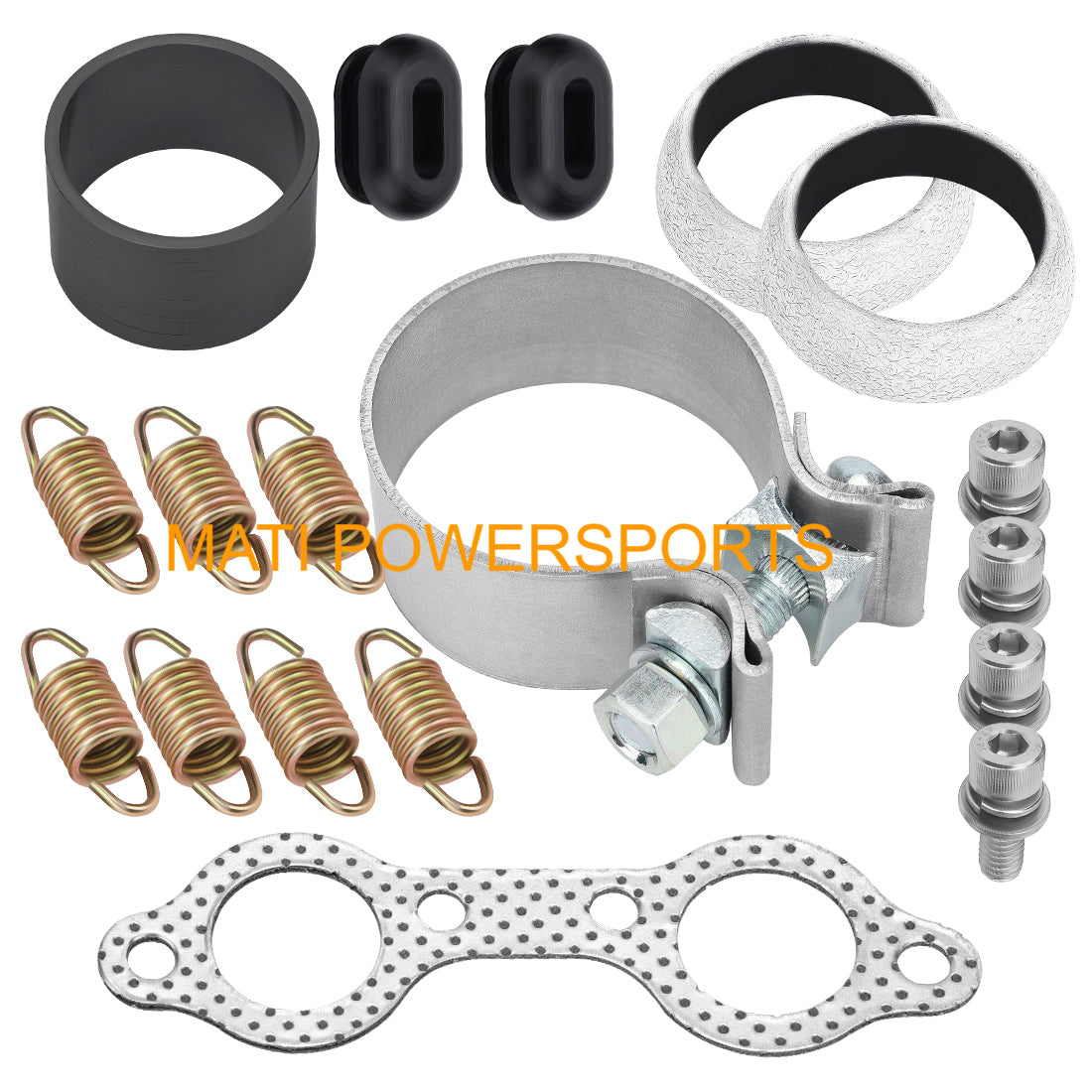 Exhaust Manifold Spring Gasket Rebuild Kit for Polaris RZR 800 RZR S 800 RZR 800 4 5811511 7081382