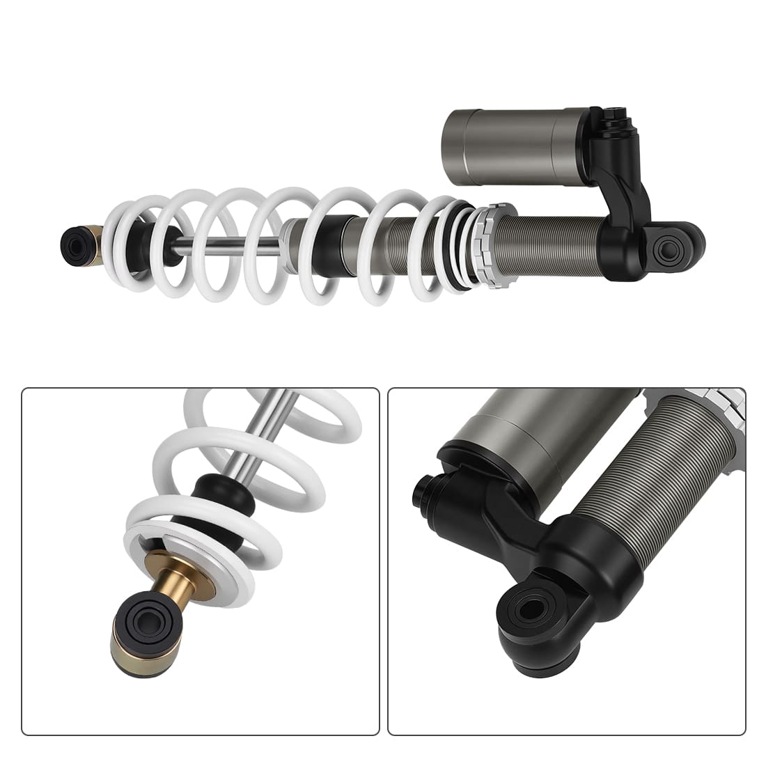 Front Left & Right Air Shocks Absorbers For Polaris RZR 800 S 2009-2012 7043422