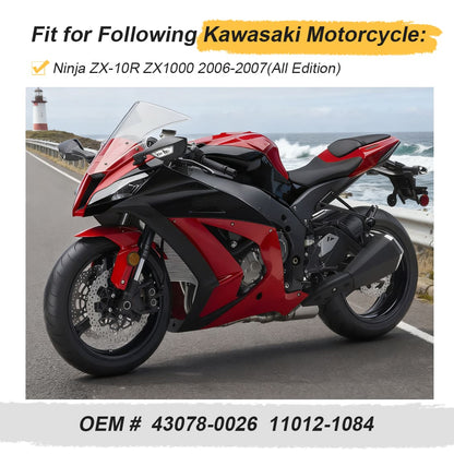 Coolant Reservoir Tank With Cap For Kawasaki ZX1000 Ninja ZX-10R 2006-2007 43078-0026 11012-1084