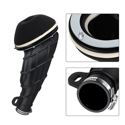 Intake Duct Tube Joint & Air Filter Kit & Cage Guide Holder Plate For Yamaha Blaster 200 YFS200 1988-2006