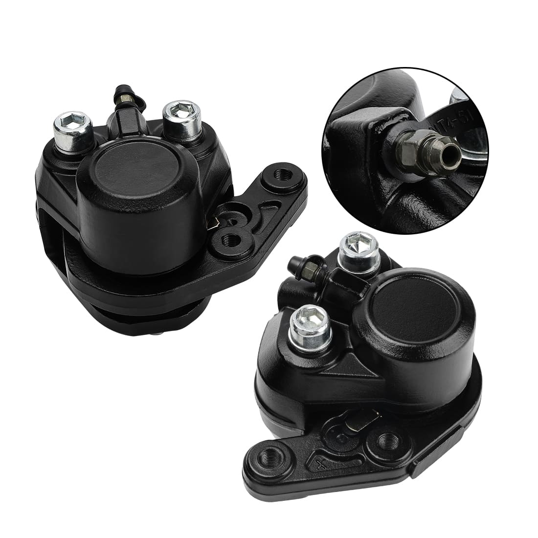 Front Left & Right Brake Caliper Assembly with Pads for Kawasaki Z1 H2 Mach IV 1972 - 1975 43041-008