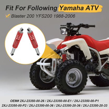 Red Front Shock Absorber For Yamaha YFS200 Blaster 200 1988-2006 2XJ-23350-00-E1