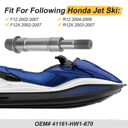 Impeller Shaft For Honda Aquatrax R12 R12X F12 F12X Jet Ski 2002-2007 41161-HW1-670