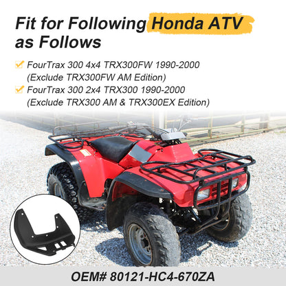 Right Heel Guards For Honda FourTrax 300 2x4 4x4 TRX300 TRX300FW 1990-2000 80121-HC4-670ZA