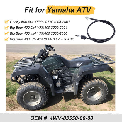 Speedometer Cable For Yamaha YFM400 YFM600FW Big Bear Grizzly 400 600 1998-2012 4WV-83550-00-00