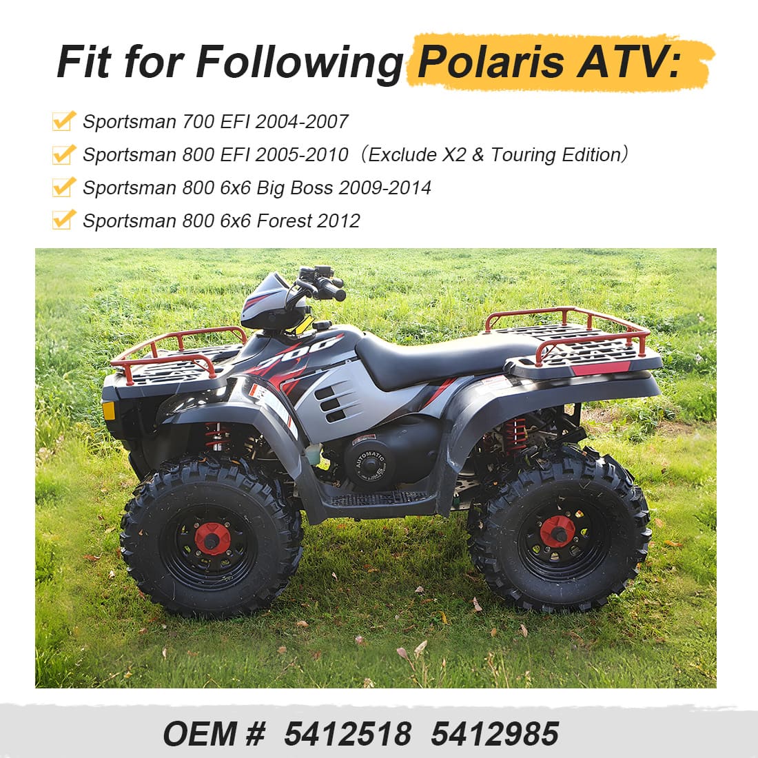 Air box Intake Boot For Polaris Sportsman 700 800 2004-2014 5412518