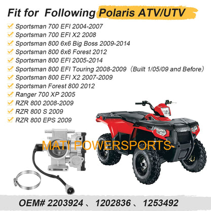 Throttle Body For Polaris Sportsman 700 EFI 800 EFI 6x6 Ranger 700 XP RZR 800 S/EPS 1202836