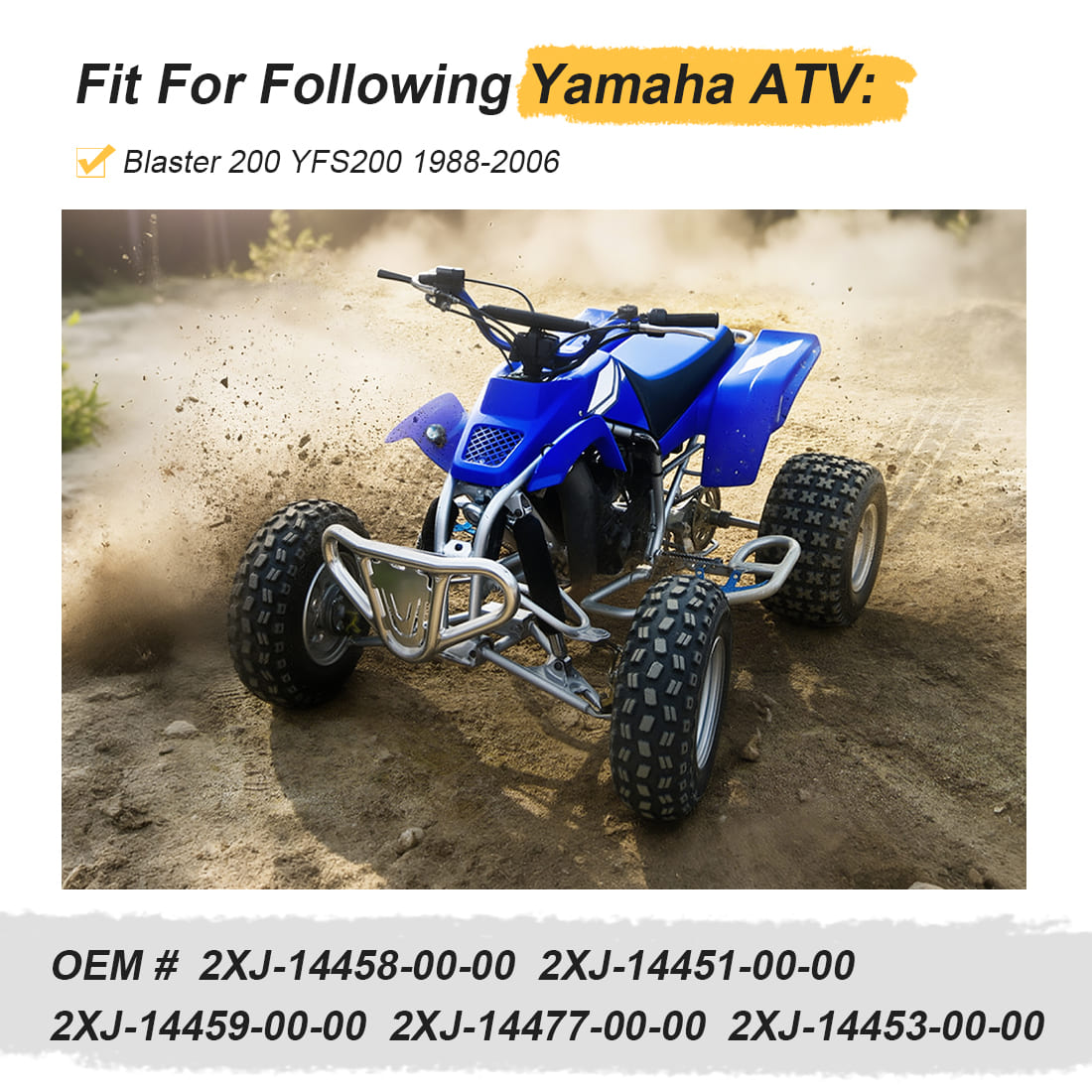 Intake Duct Tube Joint & Air Filter Kit & Cage Guide Holder Plate For Yamaha Blaster 200 YFS200 1988-2006