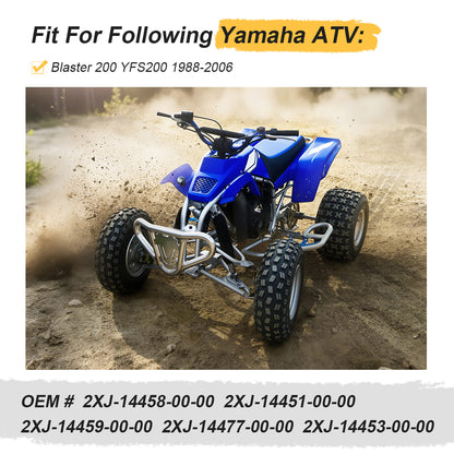 Intake Duct Tube Joint & Air Filter Kit & Cage Guide Holder Plate For Yamaha Blaster 200 YFS200 1988-2006