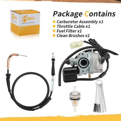Carburetor Carb Assembly For Kawasaki KFX90 KFX50 2007-2024 15004-Y008 15004-Y006