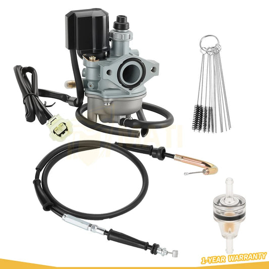 Carburetor Carb & Throttle Cable For Kawasaki KFX90 KFX50 2007-2024 15004-Y008 15004-Y006