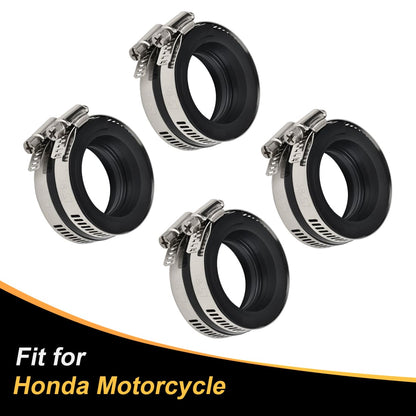 4Pcs Carburetor intake Manifold Pipe For Honda Interceptor 750 VFR750F 1990-1993 16211-MT4-000
