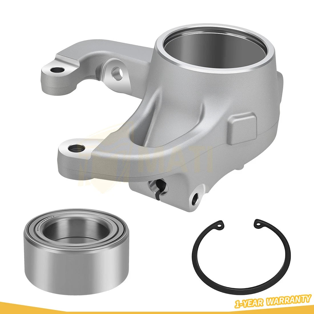Front Left Steering Knuckle & Bearing Kit For Polaris Sportsman Scrambler 550 850 1000 2009-2025 1822945 5136733