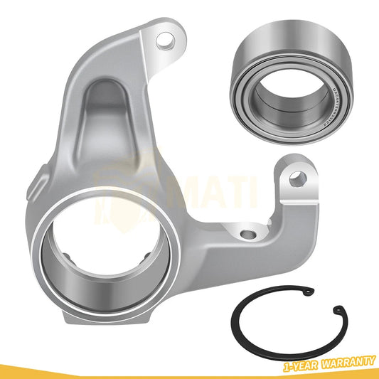 Front Left Steering Knuckle & Bearing Kit For Polaris Sportsman Scrambler 550 850 1000 2009-2025 1822945 5136733