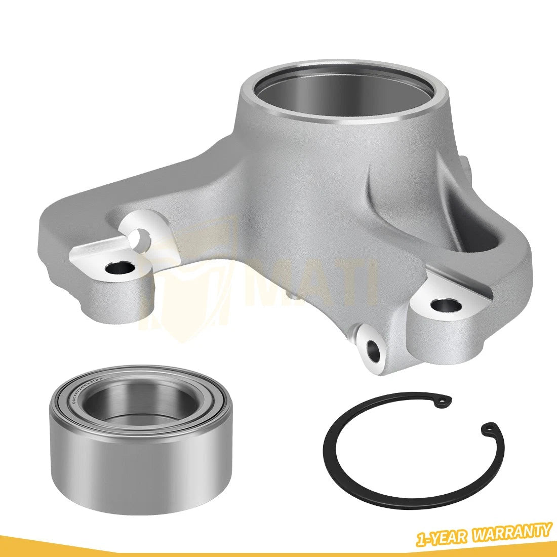 Front Left Steering Knuckle & Bearing Kit For Polaris Sportsman Scrambler 550 850 1000 2009-2025 1822945 5136733