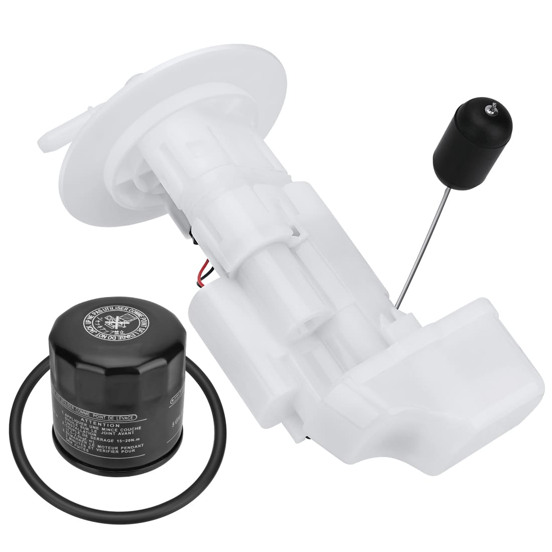 Fuel Pump Assembly &amp; Oil Filter for Kawasaki KVF750 Brute Force 750 4x4i EPS 2008-2024 47-1030 49040-0717