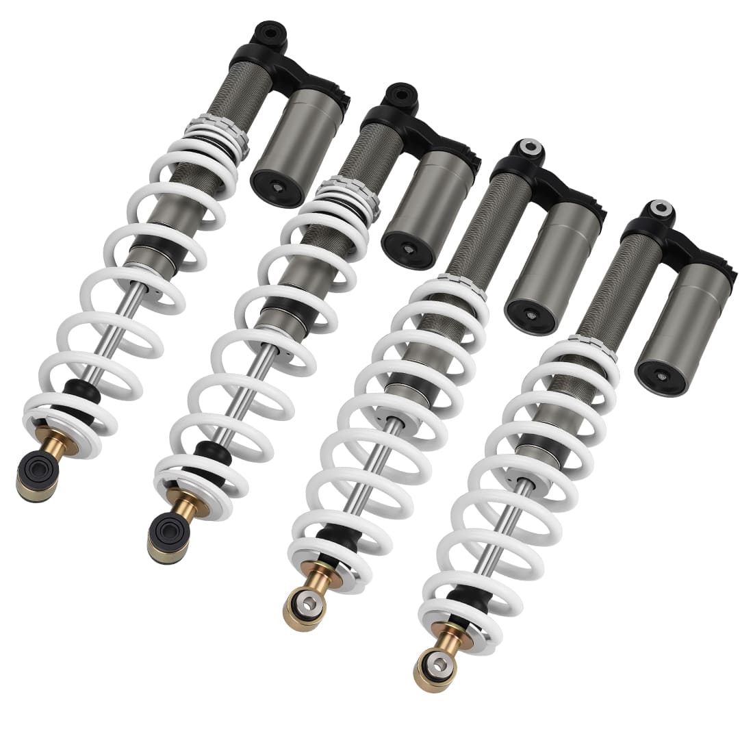 Front & Rear Air Shocks Absorbers For Polaris RZR 800 S 2009-2012 7043422 7043419