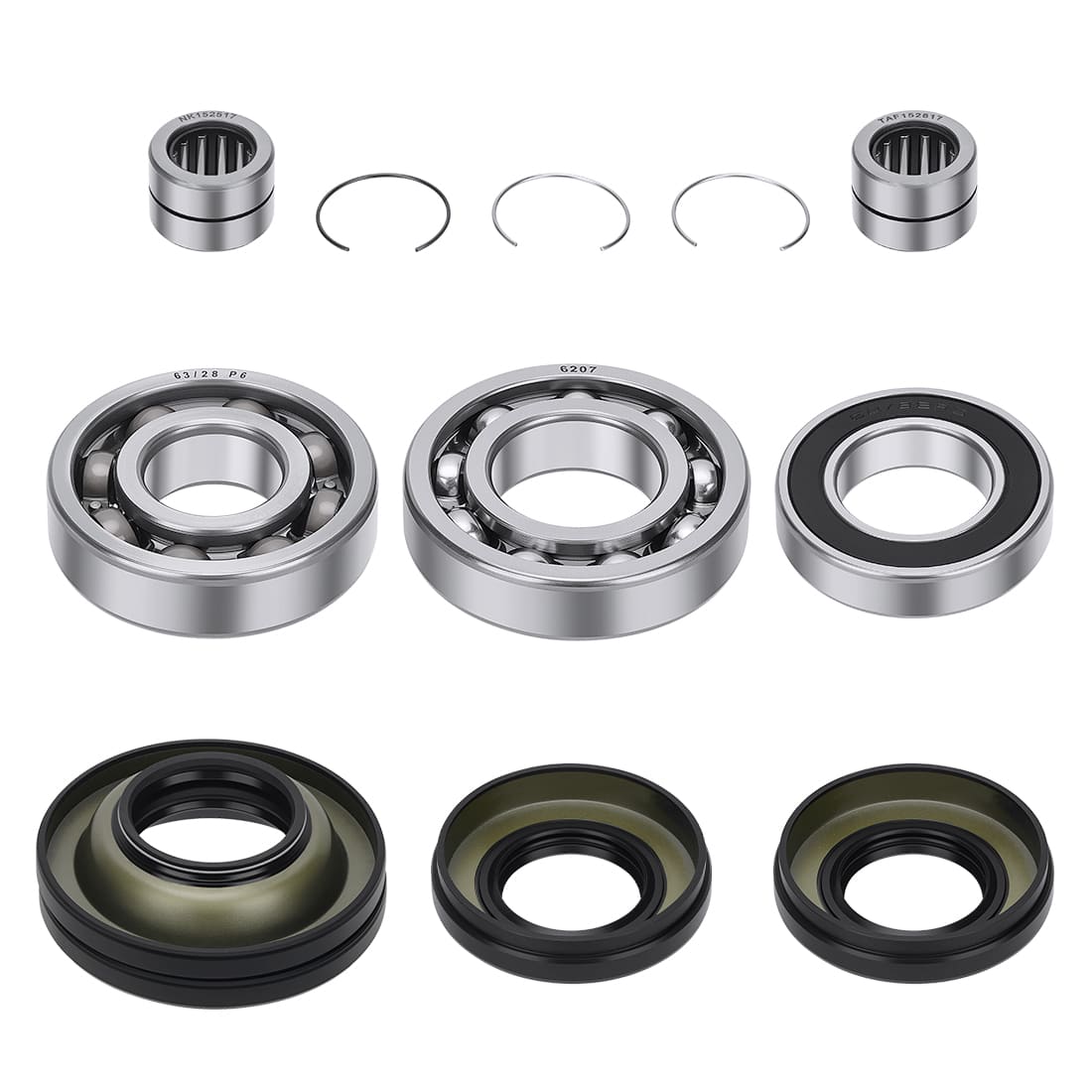 Rear Differential Bearing Seal Kit For Honda Rancher 420 Rubicon 500 520 2015-2024