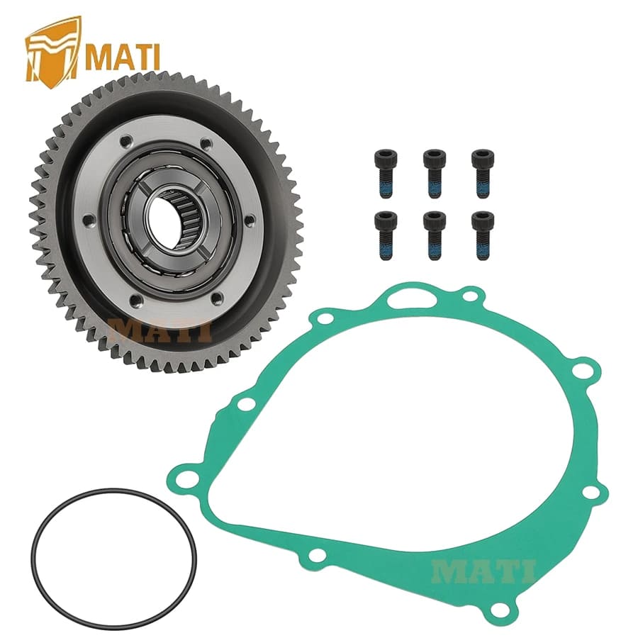 Starter Clutch & Gear Gasket Kit For Suzuki Quadsport Z400 LTZ400Z LTZ400 2003-2014 12600-29810 09263-25049