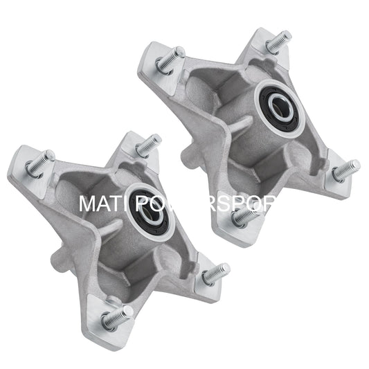 Lot de 2 goujons de moyeu de roue avant gauche et droite, ensemble de roulements d'étanchéité pour Yamaha YFZ450 Raptor 700 660 2001-2024 1S3-25111-00-00