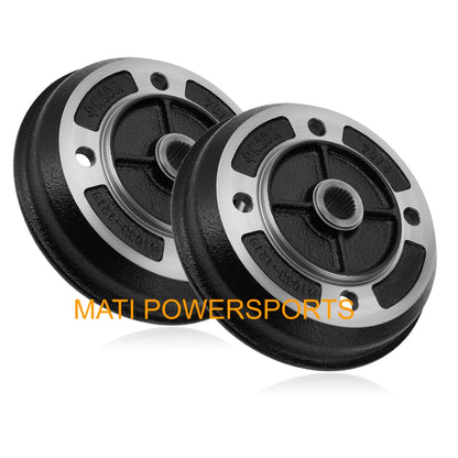 2PCS Rear Wheel Brake Drum Hub For Kawasaki KAF540 KAF620 KAF950 1990-2001 41038-1226