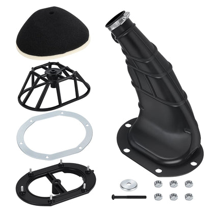 Intake Duct Tube Joint & Air Filter Kit & Cage Guide Holder Plate For Yamaha Blaster 200 YFS200 1988-2006