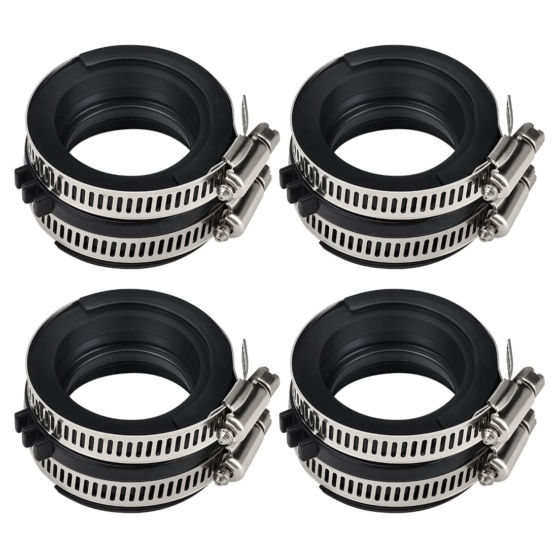 4Pcs Carburetor intake Manifold Pipe For Honda Interceptor 750 VFR750F 1990-1993 16211-MT4-000