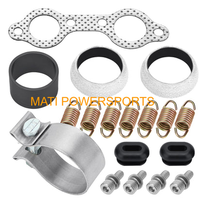 Exhaust Manifold Spring Gasket Rebuild Kit for Polaris RZR 800 RZR S 800 RZR 800 4 5811511 7081382