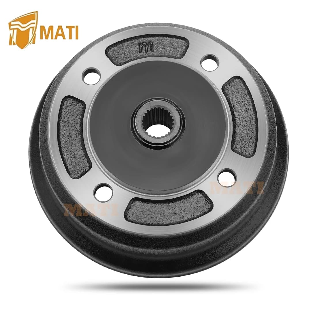 Rear Wheel Brake Drum Hub for Kawasaki Mule 4010 4000 3020 3010 3000 2510 KAF620 KAF950 2001-Up 41038-0035 41039-1336