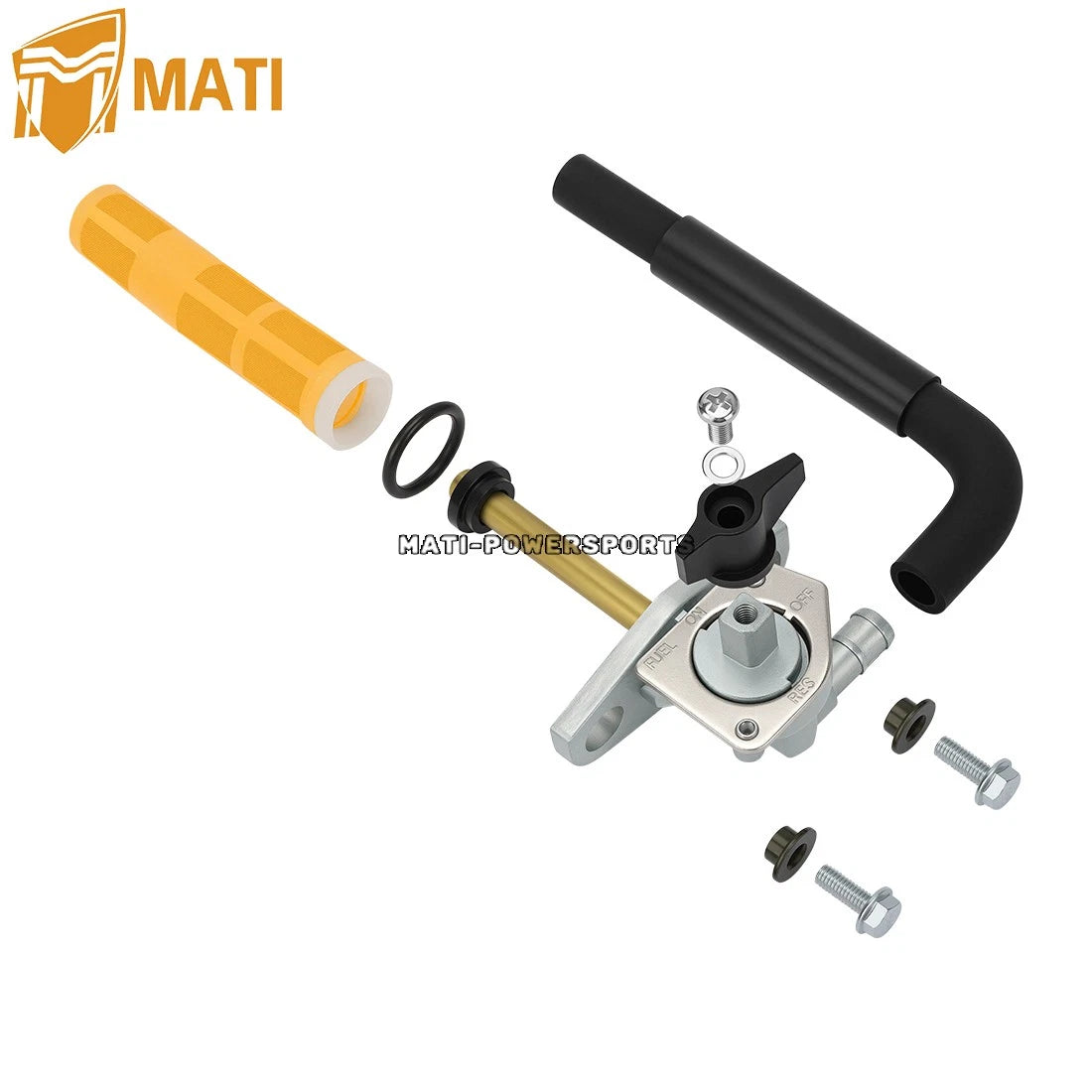 Fuel Valve Petcock Assembly With Line For Honda TRX450ER TRX450R Electric Start 450 2008-2014 16956-HP1-A00 16950-HP1-003