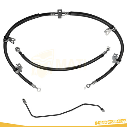 Front Brake Hose Line Kit For Yamaha YFM700 /K Kodiak Grizzly 700 14-25 2UD-F5872-01-00