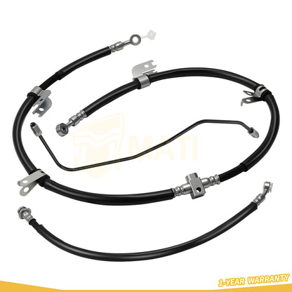 Front Brake Hose Line Kit For Yamaha YFM700 /K Kodiak Grizzly 700 14-25 2UD-F5872-01-00