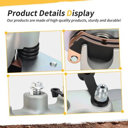 Front Left Brake Caliper & Sintered Pads For Polaris RZR PRO XP 4 2020-2025 1913467