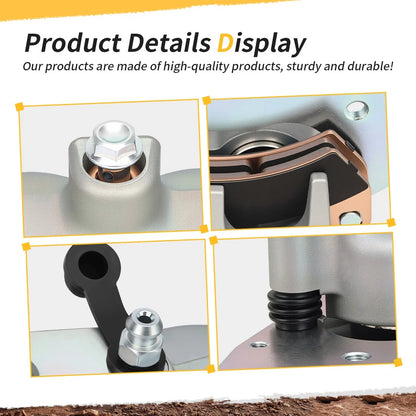 Front Left & Right Brake Caliper & Sintered Pads For Polaris RZR PRO XP 4 2020-2025 1913467 1913468